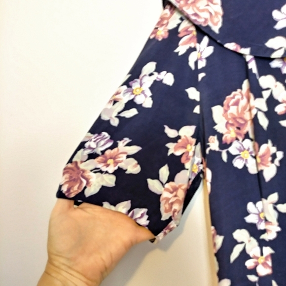 COTTAGECORE VINTAGE Floral Button Front Maxi Dress - Picture 6 of 7